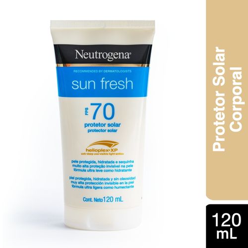 Protetor Solar Neutrogena Sun Fresh Fps 70 120ml