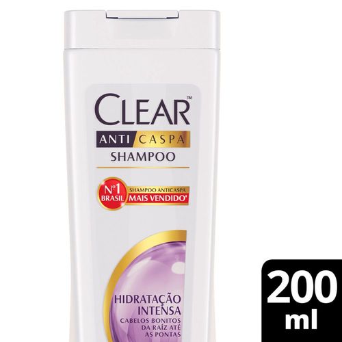 Shampoo Anticaspa Clear Women Hidratação Intensa 200 Ml