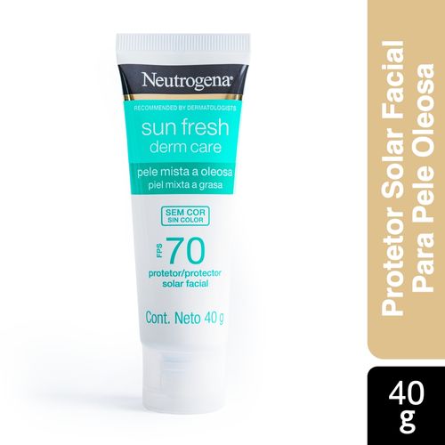 Protetor Solar Neutrogena Sun Fresh Oily Skin Sem Cor Fps70 40g