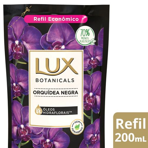 Sabonete Lux Botanicals Orquidea Negra Refil 200ml