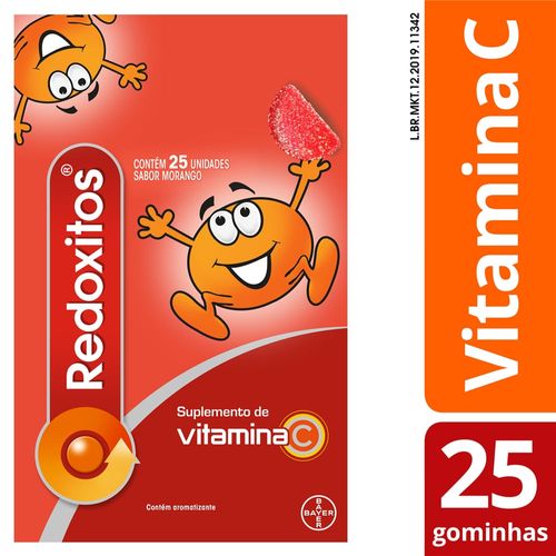 Redoxitos Morango Vitamina C 25 gomas