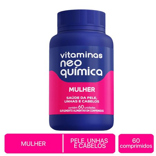 Vitaminas Neo Química Mulher Com 60 Comprimidos