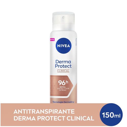 NIVEA Desodorante Antitranspirante Aerossol Derma Protect Clinical 150ml