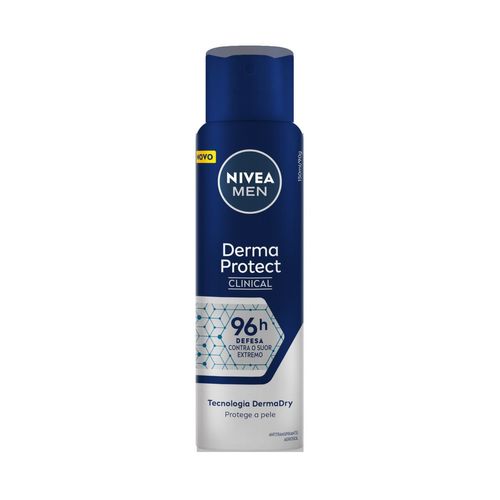NIVEA MEN Desodorante Antitranspirante Aerossol Derma Protect Clinical 150ml