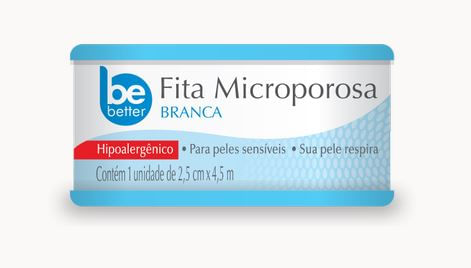 Fita Microporosa Be Better 2,5cmx4,5m
