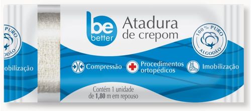 Atadura Crepom Be Better 6cm X 1,8m