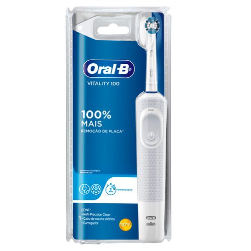 Escova Dental Elétrica Oral-B Vitality  Precision Clean 110v Com 1 Unidade