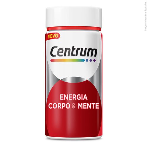 Centrum Multivitamínico Energia Corpo & Mente Com Cafeína Com 60 Cápsulas