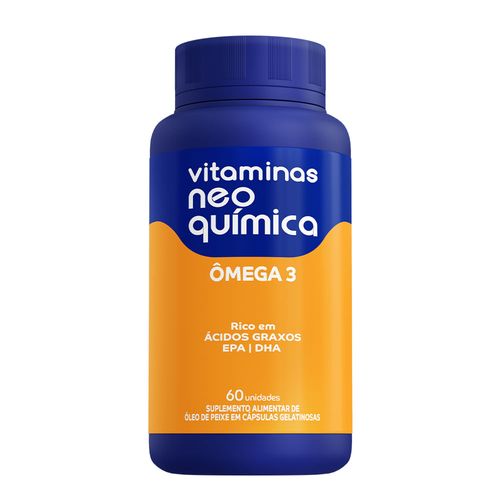 Vitaminas Neo Química Ômega 3 Com 60 Cápsulas