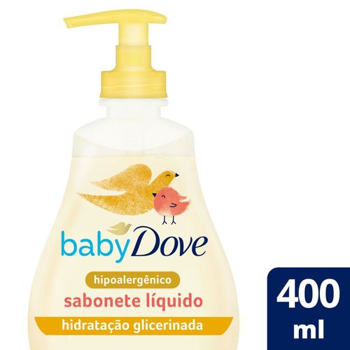 Sabonete Dove Baby Hidratação Glicerinada Liquido 400ml