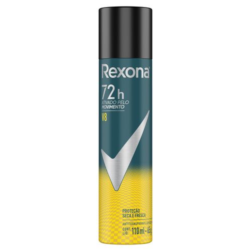 Desodorante Rexona V8 72h Aerosol 110ml