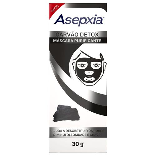 Máscara Asepxia Peel Off Carvão Detox 30g
