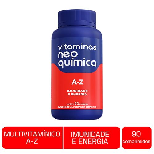 Vitaminas Neo Química A A Z Com 90 Comprimidos