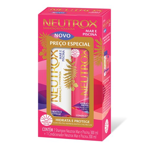 Kit Neutrox Mar E Piscina Shampoo 300ml + Condicionador 200ml