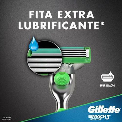 Carga Gillette  Mach3 Sensitive Preço Especial