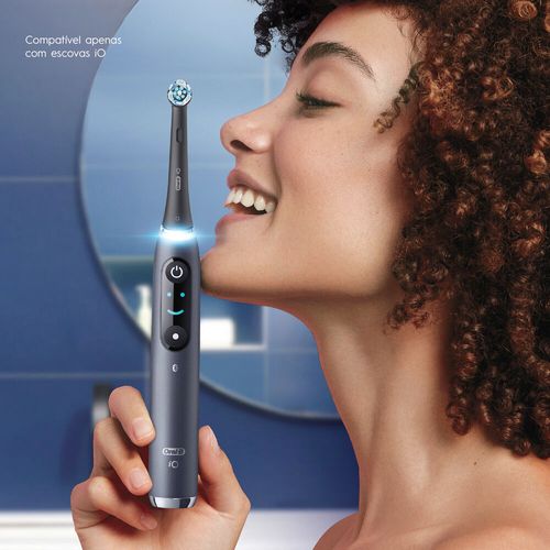 Escova Eletrica Oral B Sonos Io9 Handle Com Cabo+carregador+ 2 Refis+estojo Para Refil