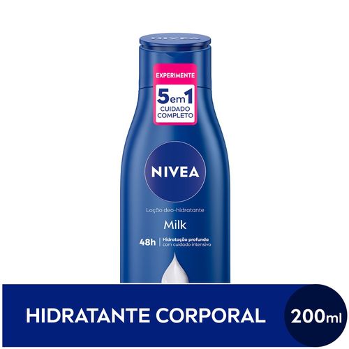 Hidratante Nivea Milk Pele Seca A Extra Seca 200ml