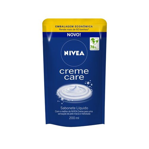 Nivea Sabonete Líquido Refil Creme Care 200ml