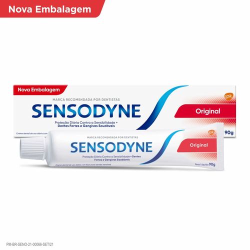 Sensodyne Original Creme Dental Para Dentes Sensíveis 90g