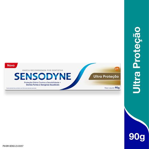 Sensodyne Ultra Proteção Creme Dental Para Dentes Sensíveis 90g