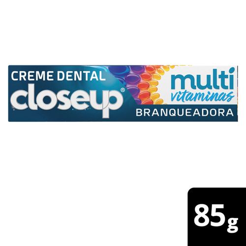 Creme Dental Closeup Multivitaminas + 12 Benefícios 85g