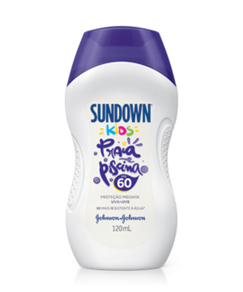 Protetor Solar Sundown Praia E Piscina Kids Fps 60 120ml