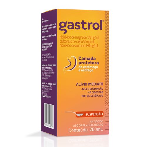 Gastrol Antiácido Suspensão Oral 250ml