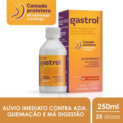 Gastrol Antiácido Suspensão Oral 250ml