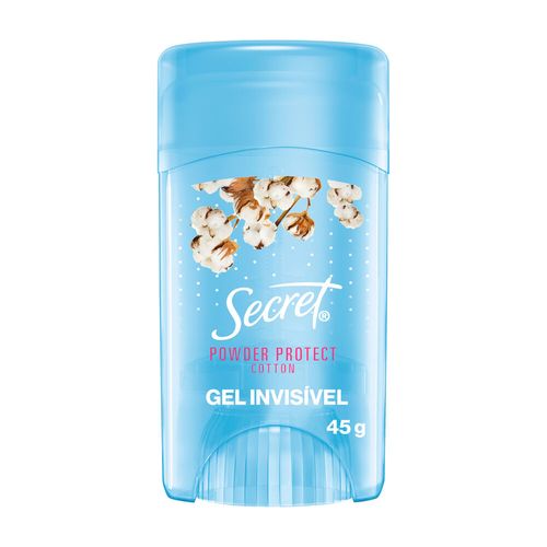 Desodorante Em Gel Antitranspirante Secret Proteção De Algodão 45g