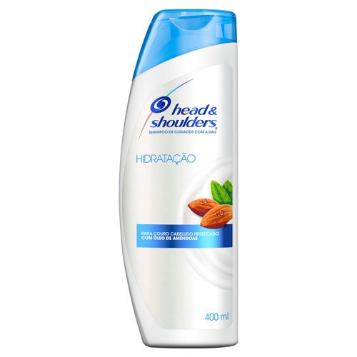 Shampoo Anticaspa Head & Shoulders Hidratação Com Óleo De Amêndoas 400ml