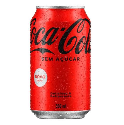 Refrigerante Coca Cola Zero Açúcar Lata 350ml
