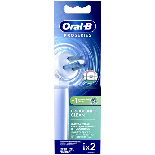 Refil Escova Dental Elétrica Oral-B Proseries Com 2 Unidades
