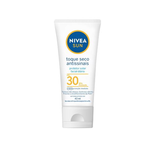 Protetor Solar Facial Diário Nivea Toque Seco Antissinais Fps30 40ml