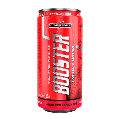 Booster Energy Drink Red Limonade - 6 unid 269ml