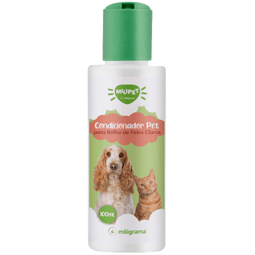 Condicionador Pet para Brilho de Pelos Claros 100ml