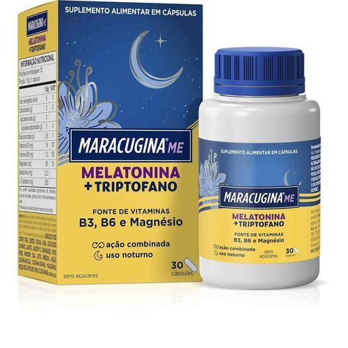 Maracugina Me Melatonina+triptofano Com 30 Capsulas