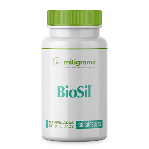 Biosil 300mg 60 Cápsulas - Pele, Unhas e Cabelos mais fortes