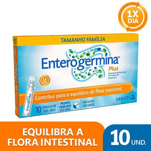 Probiótico Enterogermina Plus 10 Frascos De 5ml