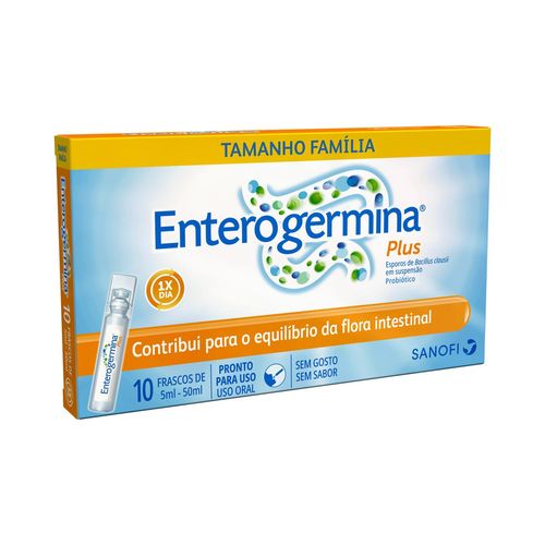 Probiótico Enterogermina Plus 10 Frascos De 5ml