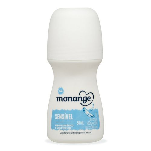 Desodorante Monange Sensivel Sem Perfume Roll On 50ml