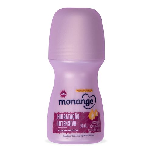 Desodorante Monange Hidratação Intensiva Roll-On Antitranspirante Feminino 50ml
