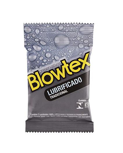 Preservativo Blowtex Lubrificante Com 3 Unidades
