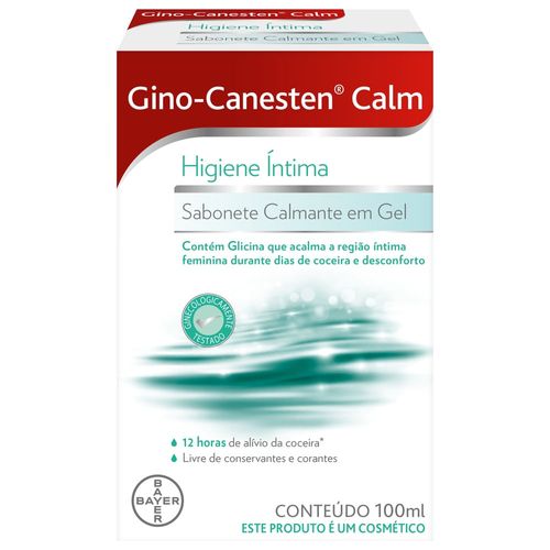 Gino-Canesten Calm Sabonete Íntimo em Gel para Coceira Vaginal 100ml