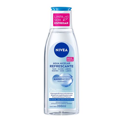 Agua micelar nivea air 7 em 1  200ml