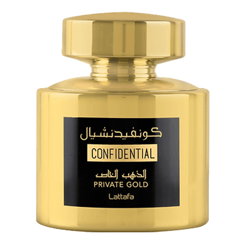 Lattafa Confidential Private Gold Eau de Parfum - Perfume Unissex 100ml