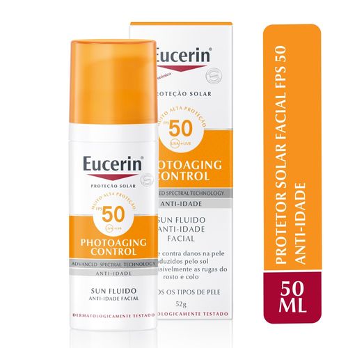 Eucerin Sun Creme Antirrugas Facial Dia FPS50 50G