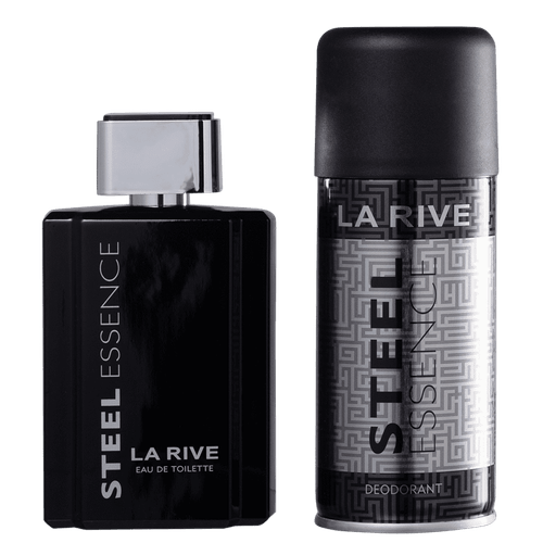 Kit La Rive Steel Essence Masculino - Eau de Toilette 100ml + Desodorante 150ml