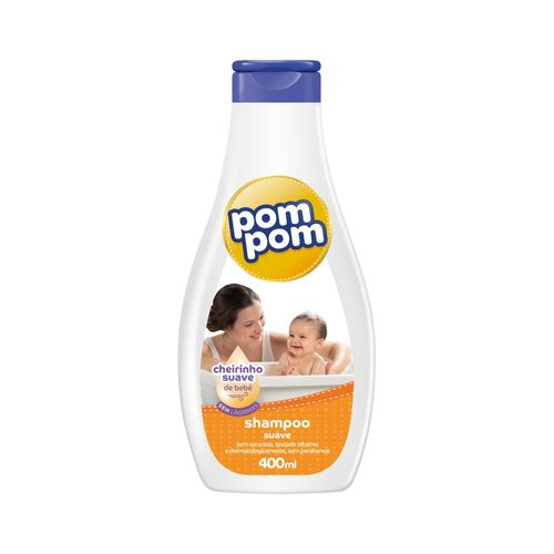Shampoo Infantil Suave Pom Pom Frasco 400ml