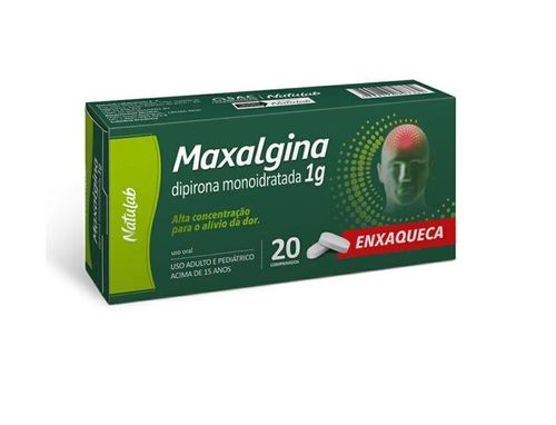 Maxalgina 1g Natulab 20 Comprimidos