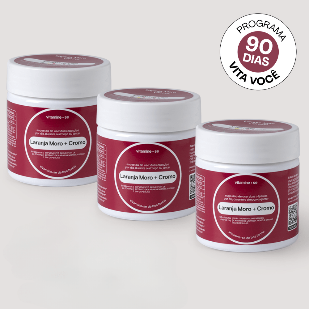 Trio Super Laranja Moro + Cromo